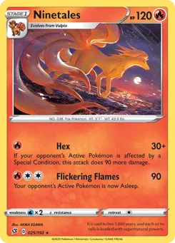 Ninetales 025/192 Rebel Clash