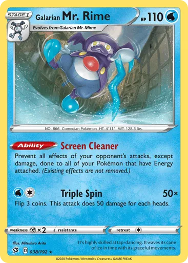 Galarian Mr. Rime 038/192 Rebel Clash