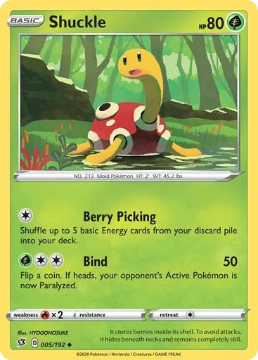 Shuckle 005/192 Rebel Clash