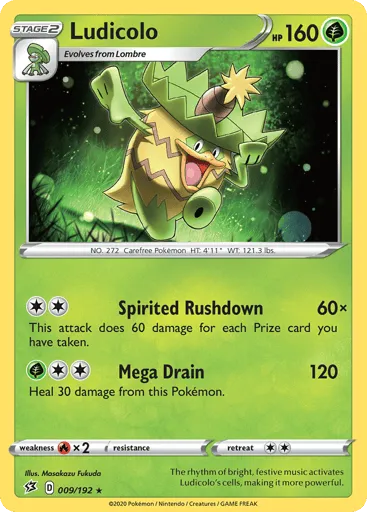 Ludicolo 009/192 Rebel Clash