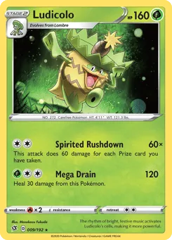 Ludicolo 009/192 Rebel Clash