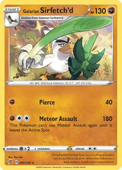 Galarian Sirfetch'd 095/192 Rebel Clash