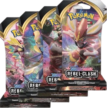 Rebel Clash Sleeved Booster Pack Art Bundle (Set of 4)