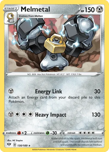 Melmetal 130/189 Darkness Ablaze