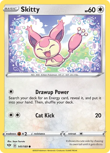 Skitty 141/189 Darkness Ablaze
