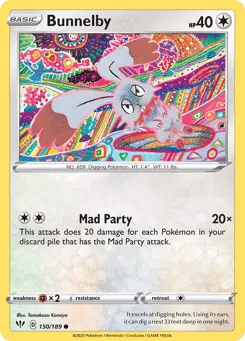 Bunnelby 150/189 Darkness Ablaze