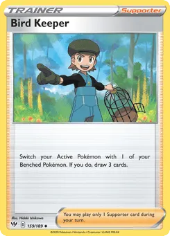 Bird Keeper 159/189 Darkness Ablaze