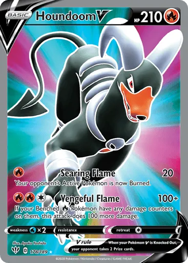 Houndoom V 178/189 Darkness Ablaze