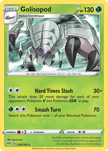 Golisopod 018/189 Darkness Ablaze