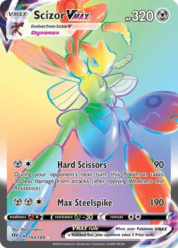 Scizor VMAX 193/189 Darkness Ablaze