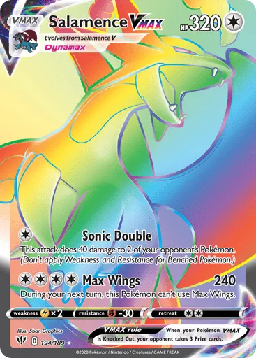 Salamence VMAX 194/189 Darkness Ablaze
