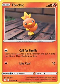Torchic 022/189 Darkness Ablaze