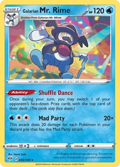 Galarian Mr. Rime 036/189 Darkness Ablaze