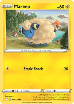 Mareep 055/189 Darkness Ablaze