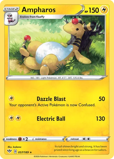 Ampharos 057/189 Darkness Ablaze