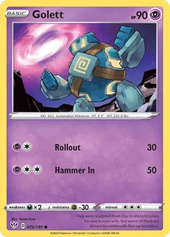 Golett 076/189 Darkness Ablaze