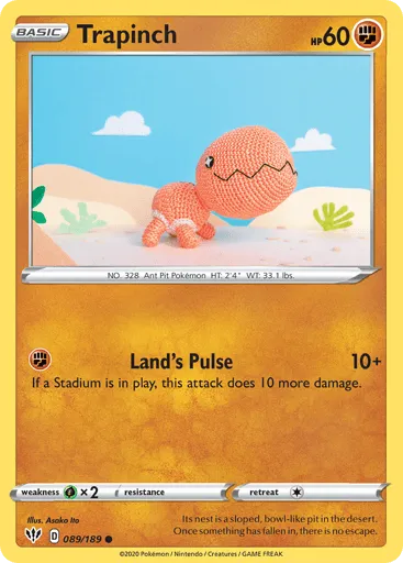 Trapinch 089/189 Darkness Ablaze