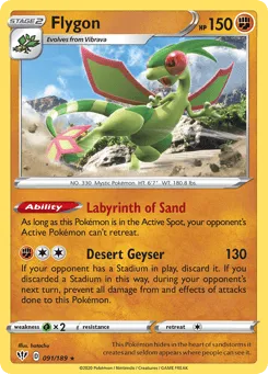 Flygon 091/189 Darkness Ablaze
