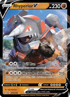 Rhyperior V 095/189 Darkness Ablaze