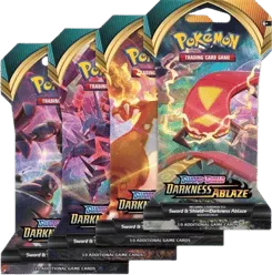 Darkness Ablaze Sleeved Booster Pack Art Bundle (Set of 4)