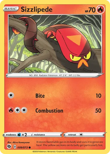 Sizzlipede 009/073 Champion's Path