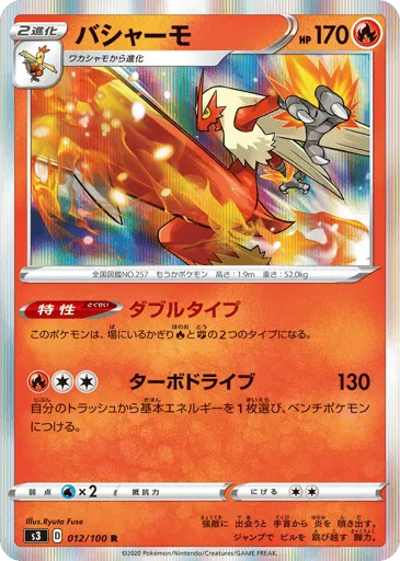 Blaziken 012/100 Infinity Zone
