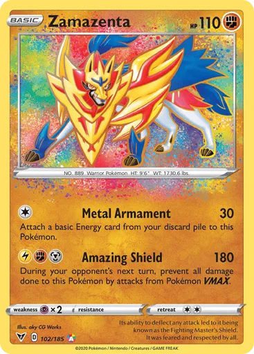 Zamazenta 102/185 Vivid Voltage
