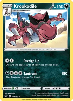 Krookodile 109/185 Vivid Voltage