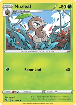 Nuzleaf 011/185 Vivid Voltage