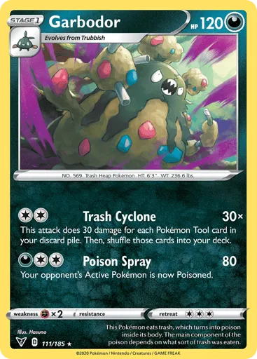Garbodor 111/185 Vivid Voltage