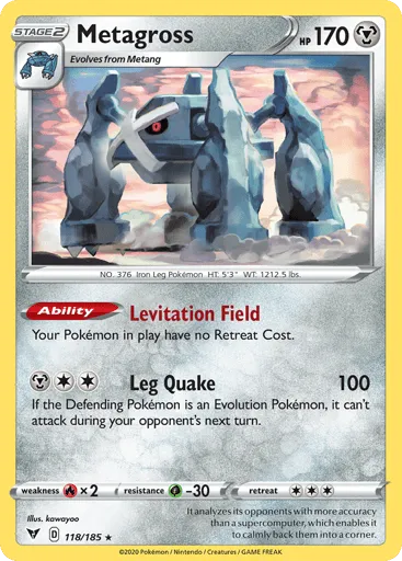 Metagross 118/185 Vivid Voltage