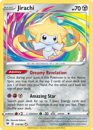 Jirachi 119/185 Vivid Voltage