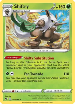 Shiftry 012/185 Vivid Voltage