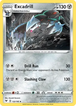 Excadrill 122/185 Vivid Voltage