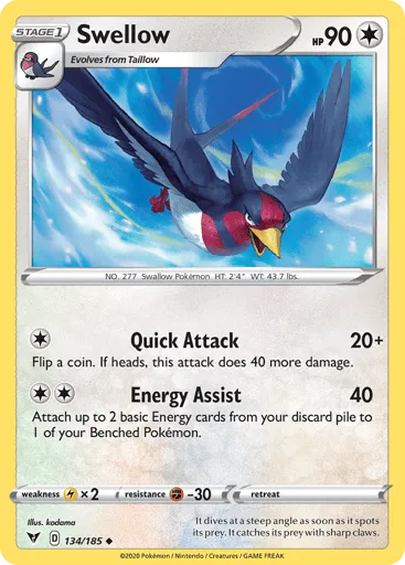 Swellow 134/185 Vivid Voltage