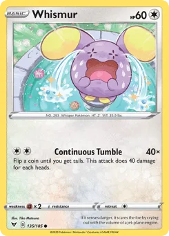Whismur 135/185 Vivid Voltage