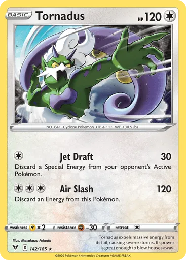 Tornadus 142/185 Vivid Voltage
