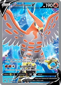 Talonflame V 168/185 Vivid Voltage