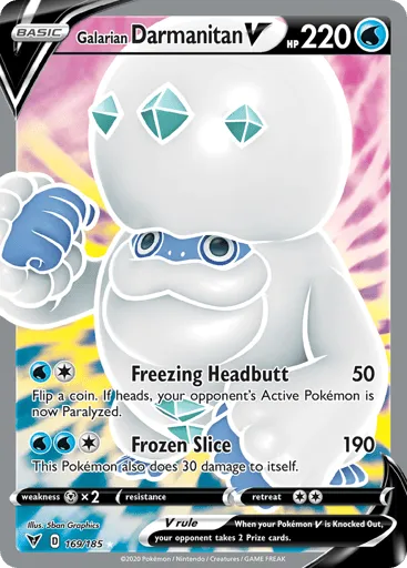 Galarian Darmanitan V 169/185 Vivid Voltage