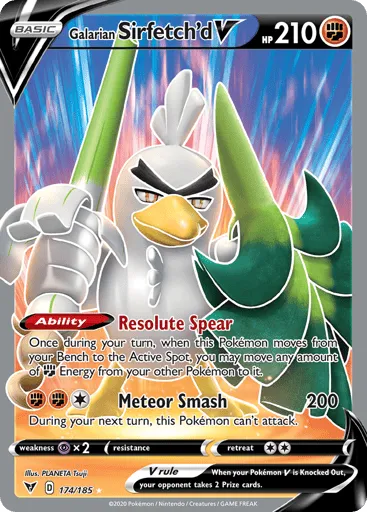 Galarian Sirfetch'd V 174/185 Vivid Voltage