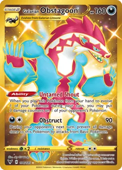 Galarian Obstagoon 198/185 Vivid Voltage