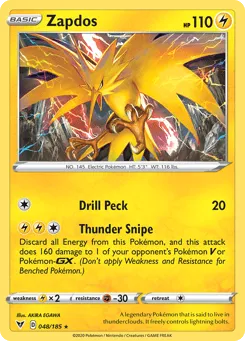 Zapdos 048/185 Vivid Voltage