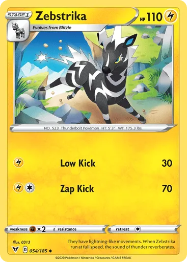 Zebstrika 054/185 Vivid Voltage
