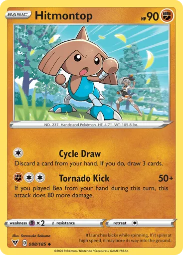 Hitmontop 088/185 Vivid Voltage