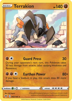 Terrakion 092/185 Vivid Voltage