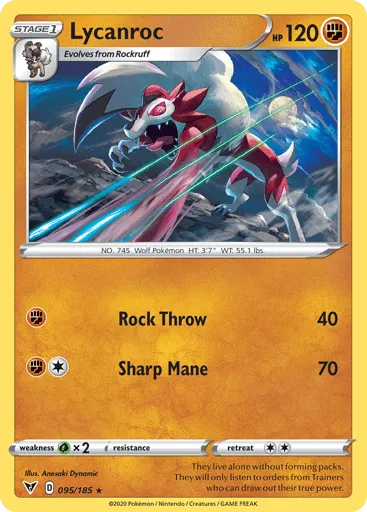 Lycanroc 095/185 Vivid Voltage