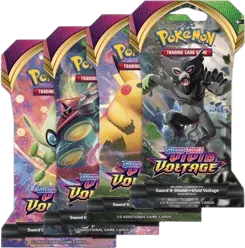Vivid Voltage Sleeved Booster Pack Art Bundle (Set of 4)