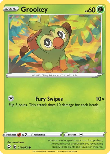 Grookey 011/072 Shining Fates