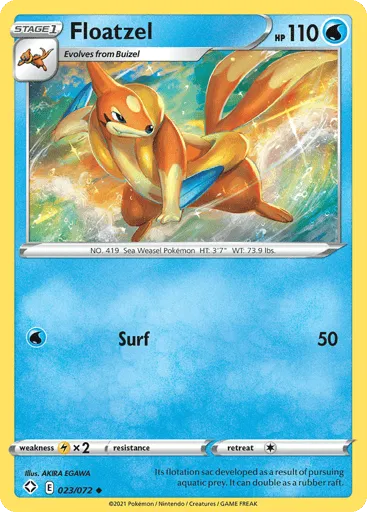Floatzel 023/072 Shining Fates