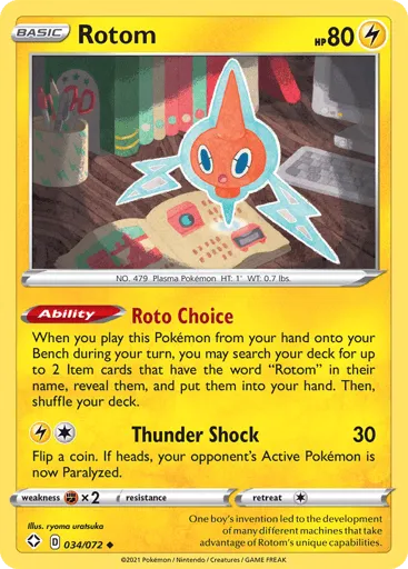 Rotom 034/072 Shining Fates